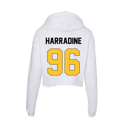 Southern Miss - NCAA Football : Reed Harradine - Women's Crop Fleece Hoodie-1