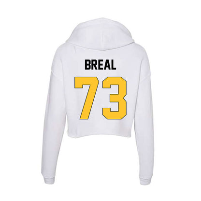 Southern Miss - NCAA Football : Hayden Breal - Women's Crop Fleece Hoodie-1