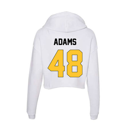Southern Miss - NCAA Baseball : Chase Adams - Women's Crop Fleece Hoodie-1