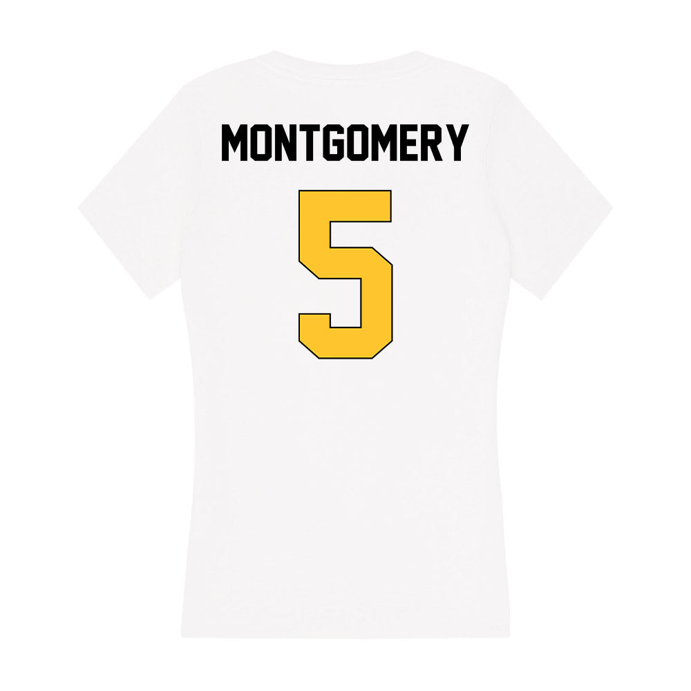 Southern Miss - NCAA Men's Basketball : Jett Montgomery - Women's V-Neck T-Shirt-1