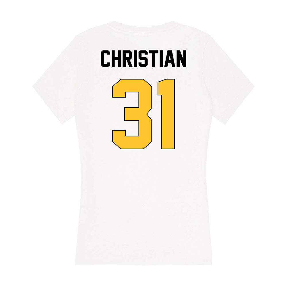 Southern Miss - NCAA Softball : Hannah Christian - Women's V-Neck T-Shirt-1
