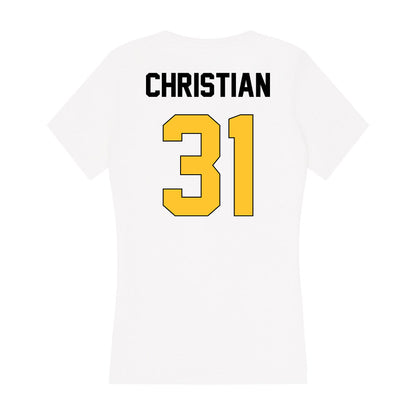 Southern Miss - NCAA Softball : Hannah Christian - Women's V-Neck T-Shirt-1