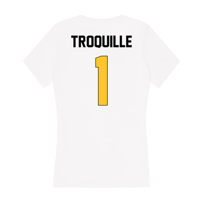 Southern Miss - NCAA Softball : Abbi Troquille - Women's V-Neck T-Shirt-1