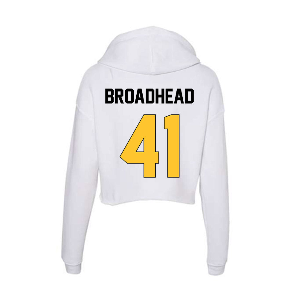 Southern Miss - NCAA Baseball : Teague Broadhead - Women's Crop Fleece Hoodie-1