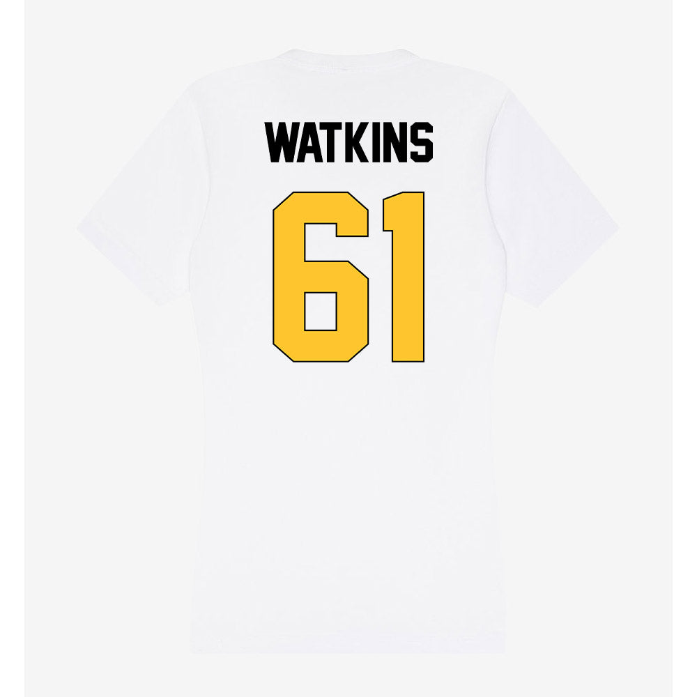 Southern Miss - NCAA Football : Kendrick Watkins - Women's V-Neck T-Shirt-1