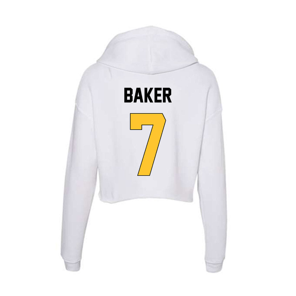 Southern Miss - NCAA Baseball : Cade Baker - Women's Crop Fleece Hoodie-1