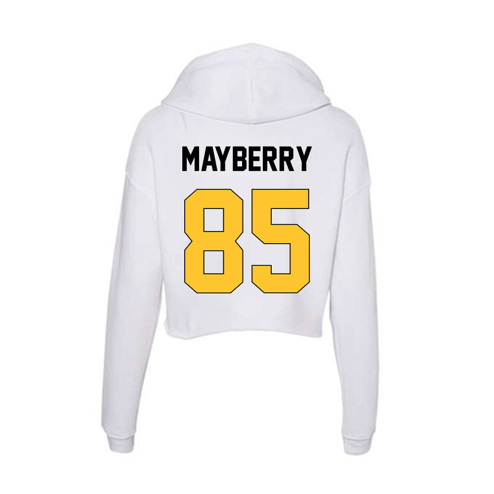 Southern Miss - NCAA Football : Javery Mayberry - Women's Crop Fleece Hooded Sweatshirt-1