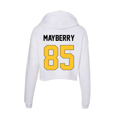 Southern Miss - NCAA Football : Javery Mayberry - Women's Crop Fleece Hooded Sweatshirt-1