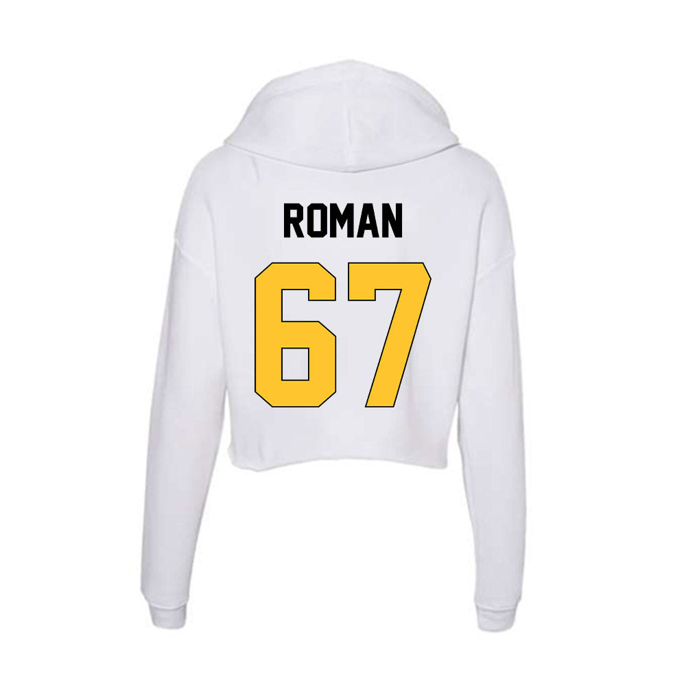Southern Miss - NCAA Football : Broderick Roman - Women's Crop Fleece Hoodie-1