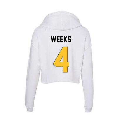 Southern Miss - NCAA Men's Basketball : Tylik Weeks - Women's Crop Fleece Hoodie-1