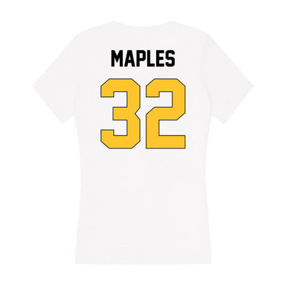 Southern Miss - NCAA Football : Hayes Maples - Women's V-Neck T-Shirt-1