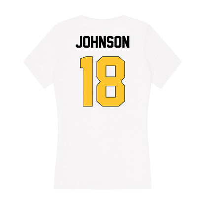 Southern Miss - NCAA Football : Jordan Johnson - Women's V-Neck T-Shirt-1