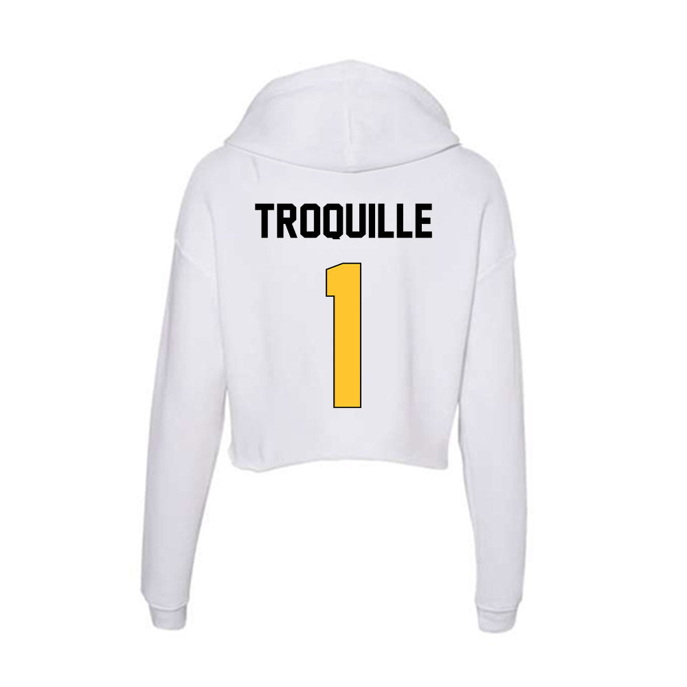 Southern Miss - NCAA Softball : Abbi Troquille - Women's Crop Fleece Hoodie-1
