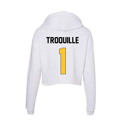 Southern Miss - NCAA Softball : Abbi Troquille - Women's Crop Fleece Hoodie-1