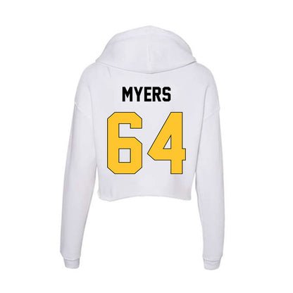 Southern Miss - NCAA Football : Camden Myers - Women's Crop Fleece Hoodie-1