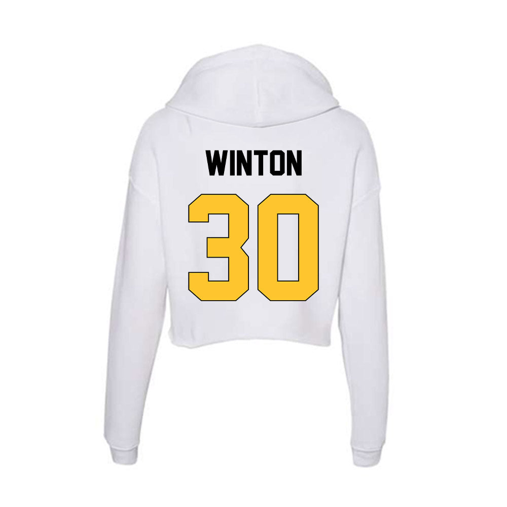 Southern Miss - NCAA Football : Trevor Winton - Women's Crop Fleece Hooded Sweatshirt-1