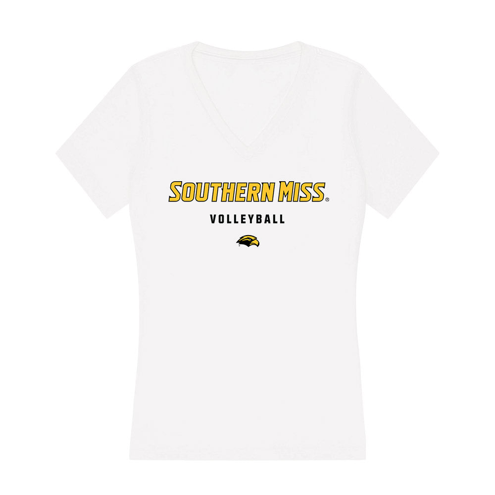 Southern Miss - NCAA Women's Volleyball : Sophie Sosa - Women's V-Neck T-Shirt-0