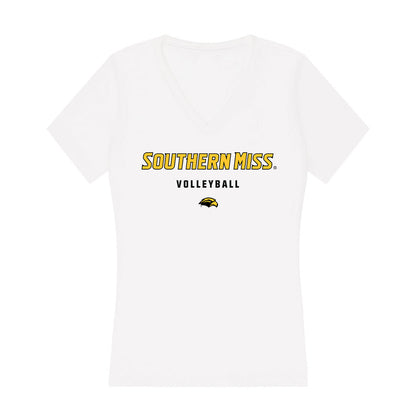 Southern Miss - NCAA Women's Volleyball : Sophie Sosa - Women's V-Neck T-Shirt-0