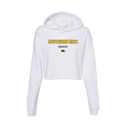 Southern Miss - NCAA Women's Soccer : Ameera Edwards - Women's Crop Fleece Hoodie-0