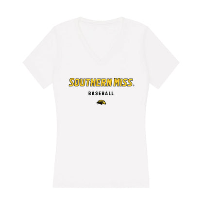Southern Miss - NCAA Baseball : Seth Smith - Women's V-Neck T-Shirt-0