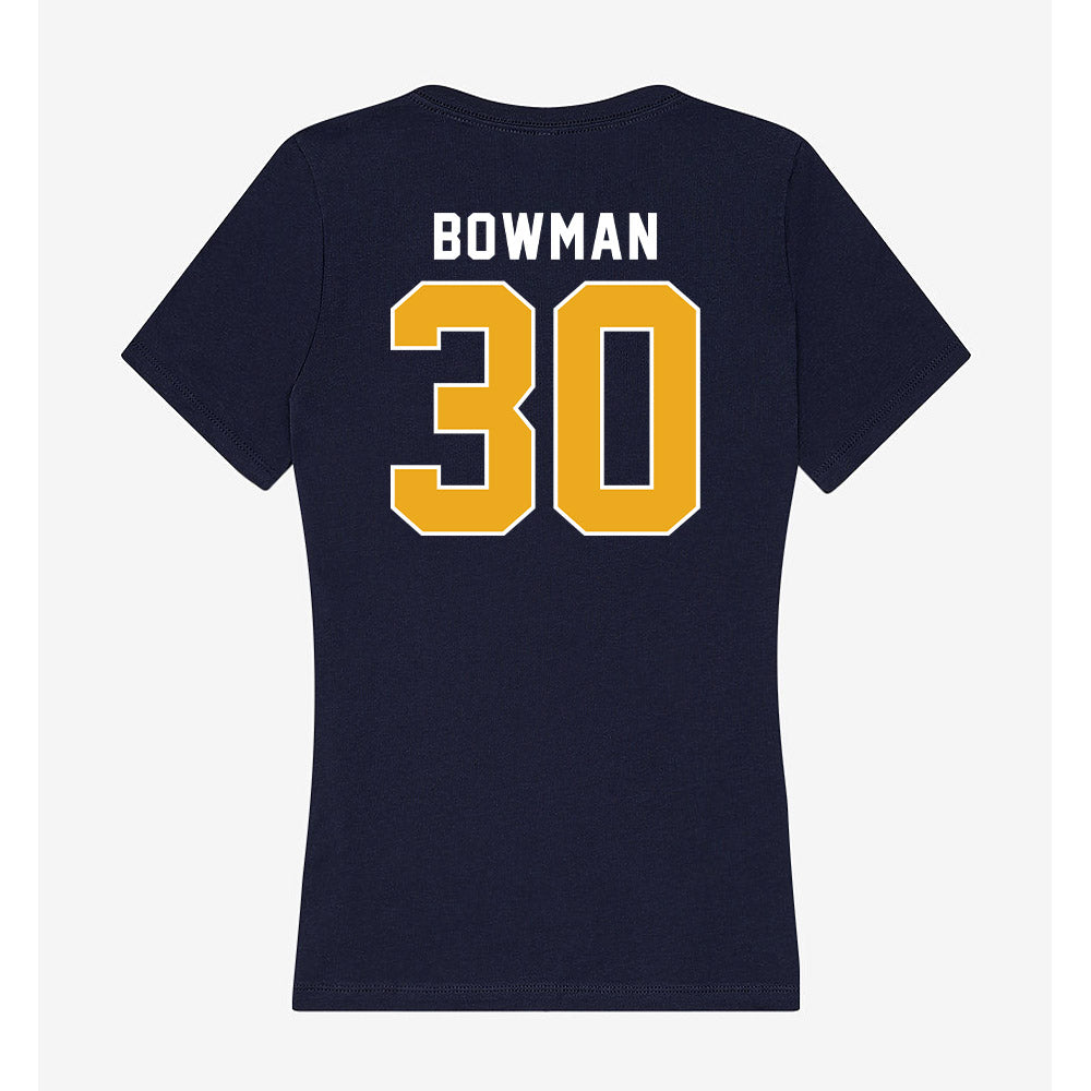 UTC - NCAA Men's Basketball : Josh Bowman - Women's V-Neck T-Shirt-1