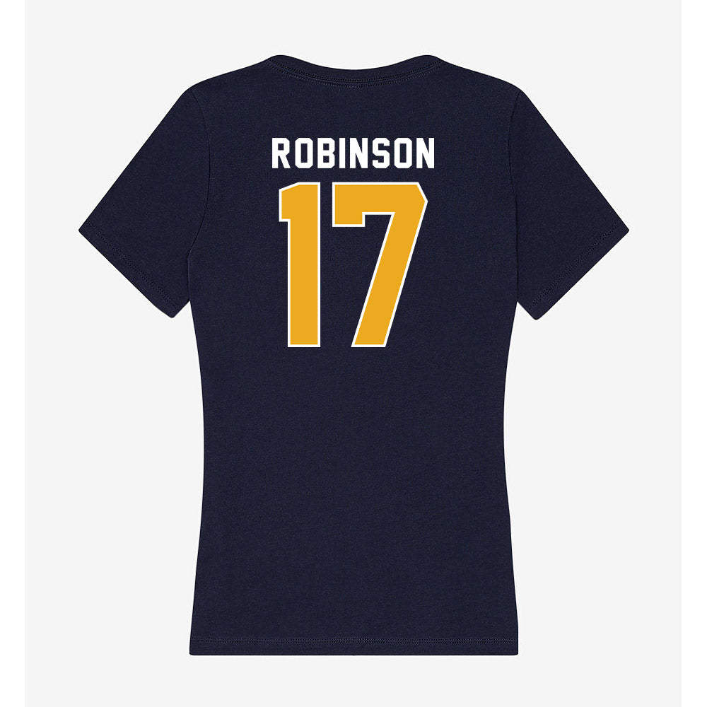 UTC - NCAA Football : LaRawn Robinson - Women's V-Neck T-Shirt-1