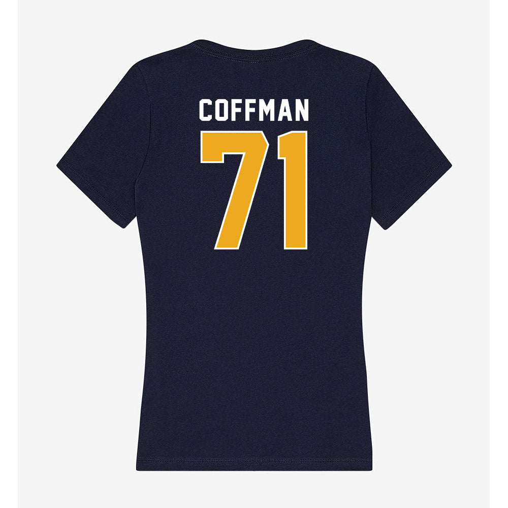 UTC - NCAA Football : Connor Coffman - Women's V-Neck T-Shirt-1