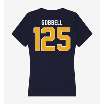 UTC - NCAA Wrestling : Brody Gobbell - Women's V-Neck T-Shirt-1
