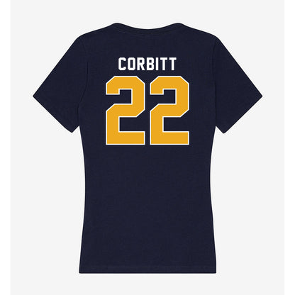 UTC - NCAA Women's Basketball : Gianna Corbitt - Women's V-Neck T-Shirt-1