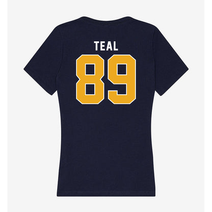 UTC - NCAA Football : Hunter Teal - Women's V-Neck T-Shirt-1