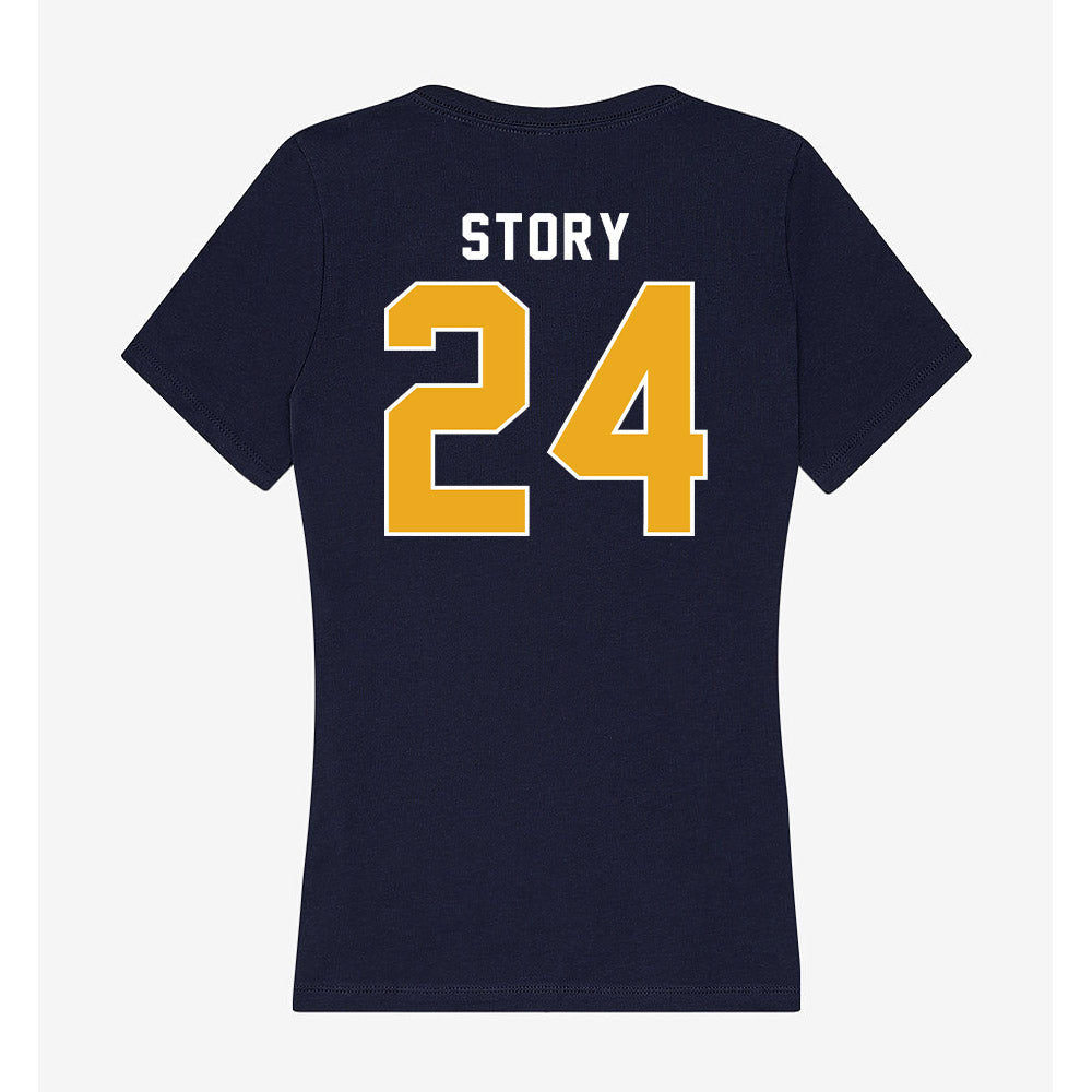UTC - NCAA Women's Basketball : Aaliyah Story - Women's V-Neck T-Shirt-1