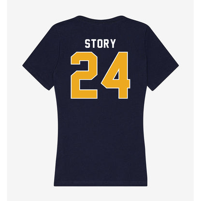 UTC - NCAA Women's Basketball : Aaliyah Story - Women's V-Neck T-Shirt-1