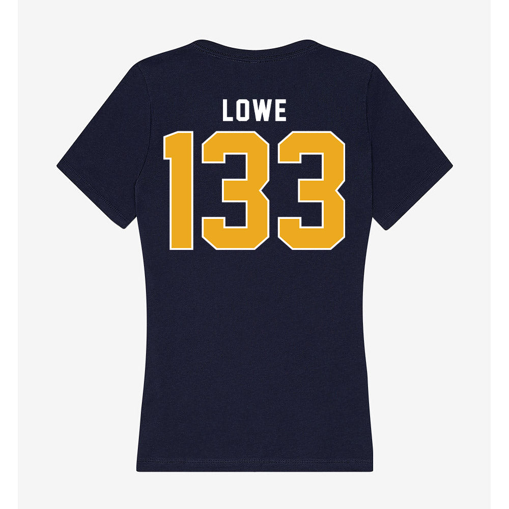 UTC - NCAA Wrestling : Elijah Lowe - Women's V-Neck T-Shirt-1