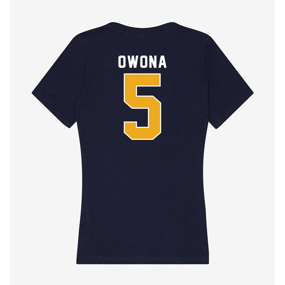 UTC - NCAA Women's Basketball : Sarah Owona - Women's V-Neck T-Shirt-1