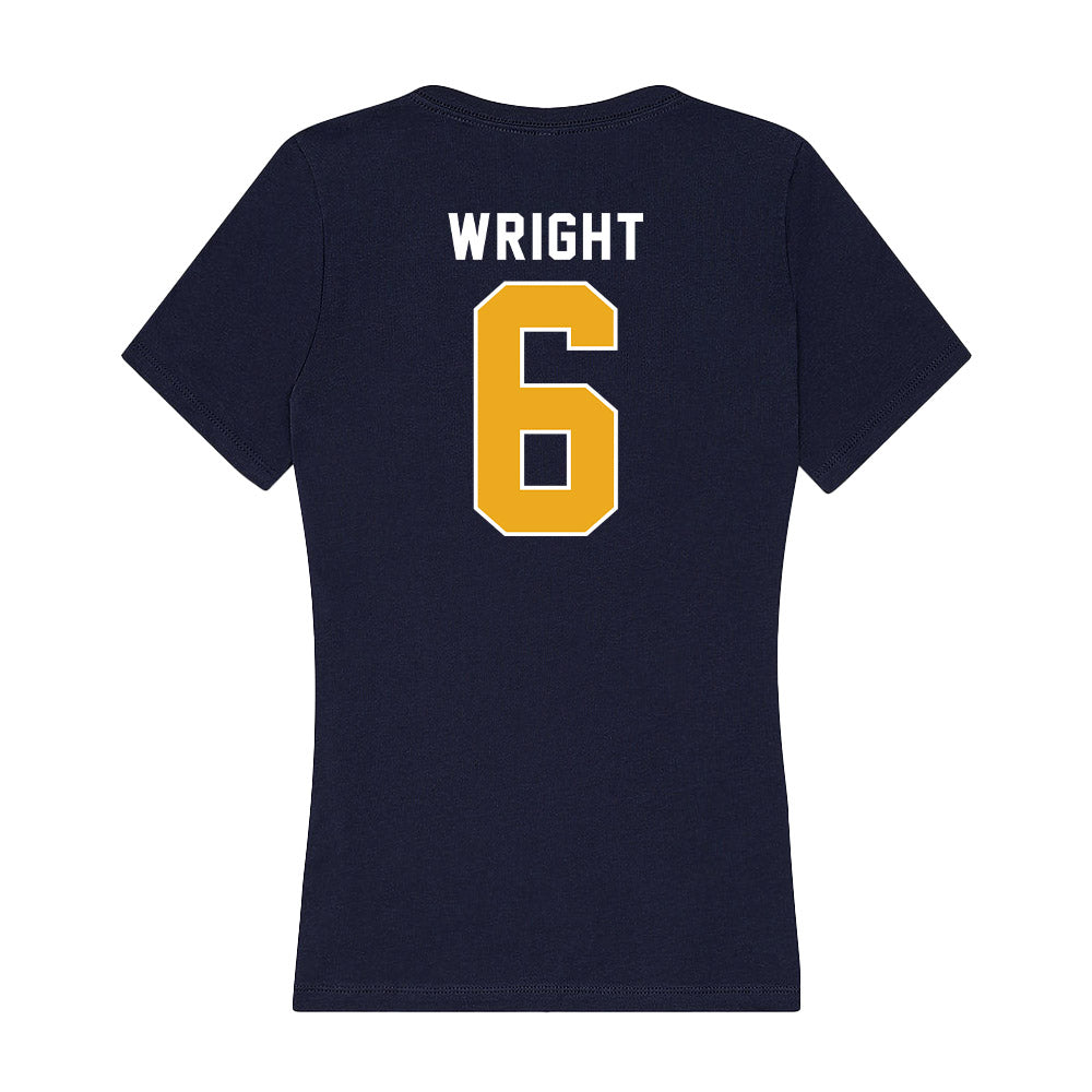 UTC - NCAA Softball : Zoe Wright - Women's V-Neck T-Shirt-1