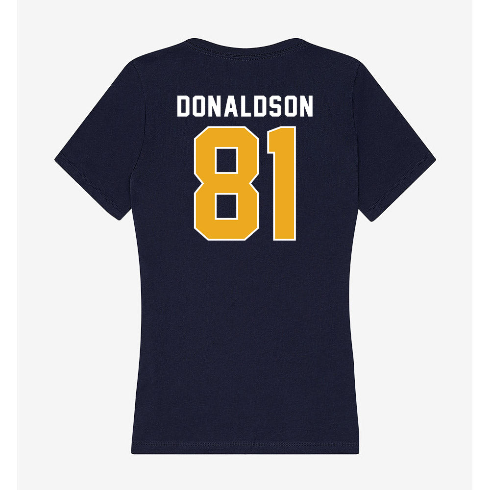 UTC - NCAA Football : Brohns Donaldson - Women's V-Neck T-Shirt-1