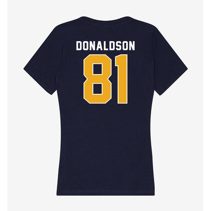 UTC - NCAA Football : Brohns Donaldson - Women's V-Neck T-Shirt-1