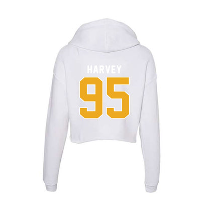 UTC - NCAA Football : Isaiah Harvey - Women's Crop Fleece Hoodie-1