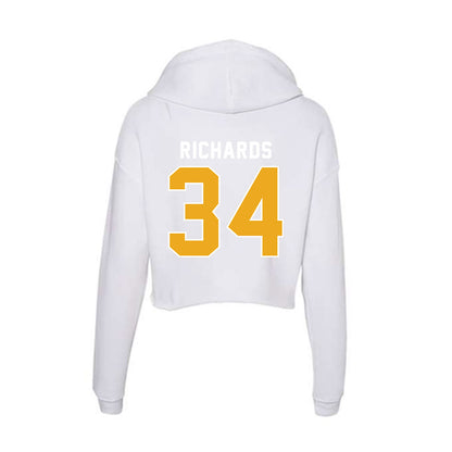 UTC - NCAA Men's Basketball : Makai Richards - Women's Crop Fleece Hoodie-1