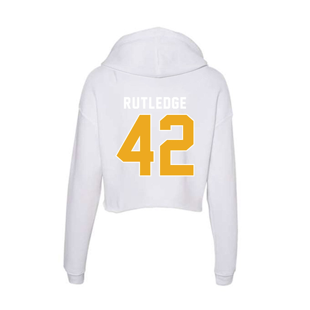 UTC - NCAA Football : Zion Rutledge - Women's Crop Fleece Hoodie-1
