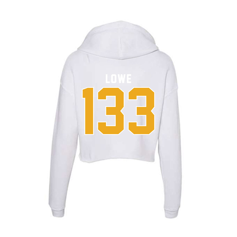 UTC - NCAA Wrestling : Elijah Lowe - Women's Crop Fleece Hoodie-1