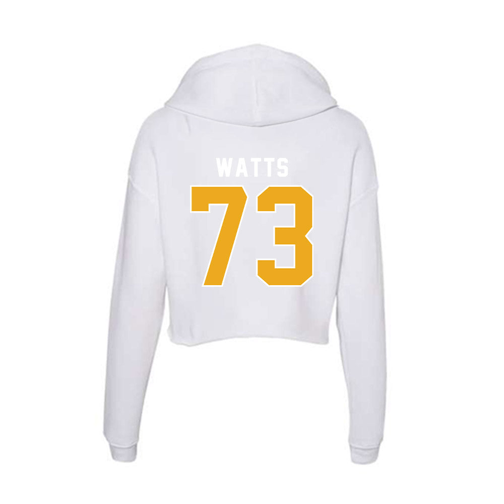 UTC - NCAA Football : Malik Watts - Women's Crop Fleece Hoodie-1