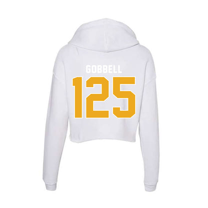 UTC - NCAA Wrestling : Brody Gobbell - Women's Crop Fleece Hoodie-1