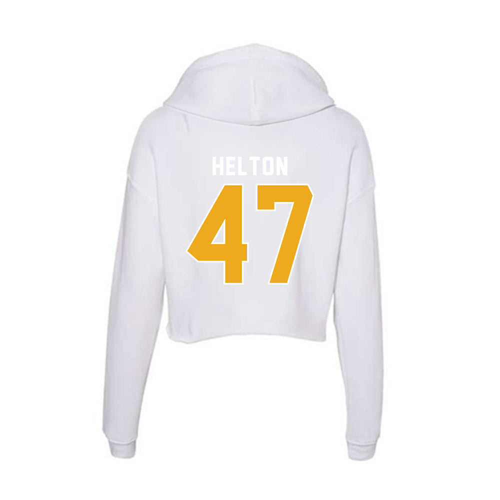 UTC - NCAA Football : Gavin Helton - Women's Crop Fleece Hoodie-1