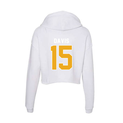 UTC - NCAA Football : Jordan Davis - Women's Crop Fleece Hoodie-1