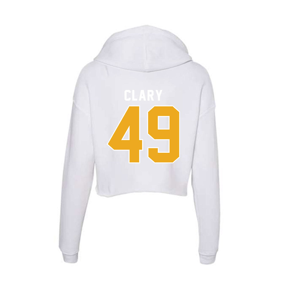 UTC - NCAA Football : Gunnar Clary - Women's Crop Fleece Hoodie-1