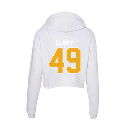 UTC - NCAA Football : Gunnar Clary - Women's Crop Fleece Hoodie-1
