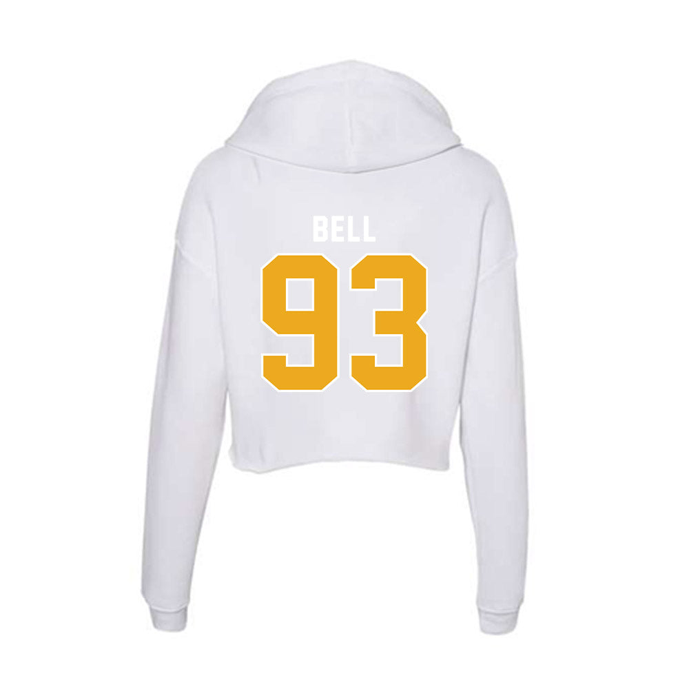 UTC - NCAA Football : Mekhi Bell - Women's Crop Fleece Hoodie-1