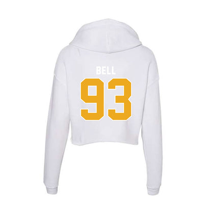 UTC - NCAA Football : Mekhi Bell - Women's Crop Fleece Hoodie-1