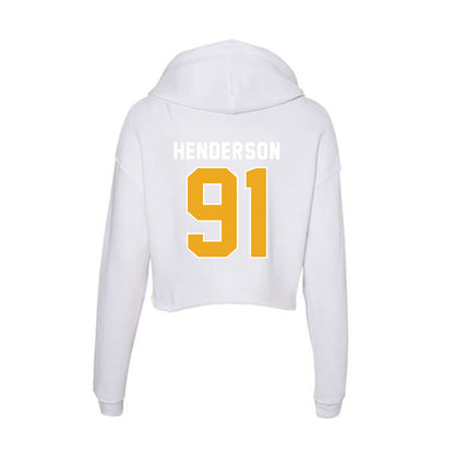 UTC - NCAA Football : Montrell Henderson - Women's Crop Fleece Hoodie-1